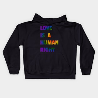 Love is a Human Right Kids Hoodie